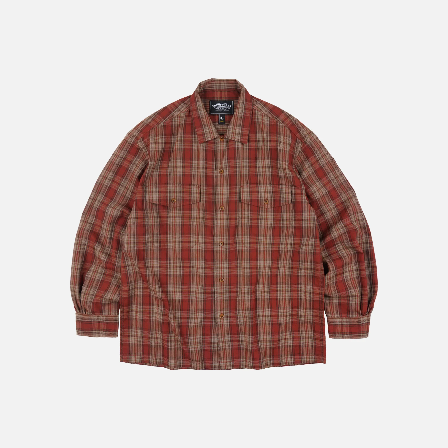 CHECK OG 107 SHIRT - MAPLE