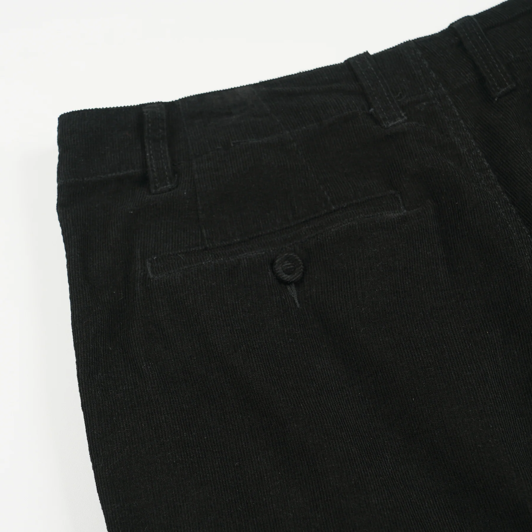 CORDUROY COMFORT SHORTS - BLACK - Image 5