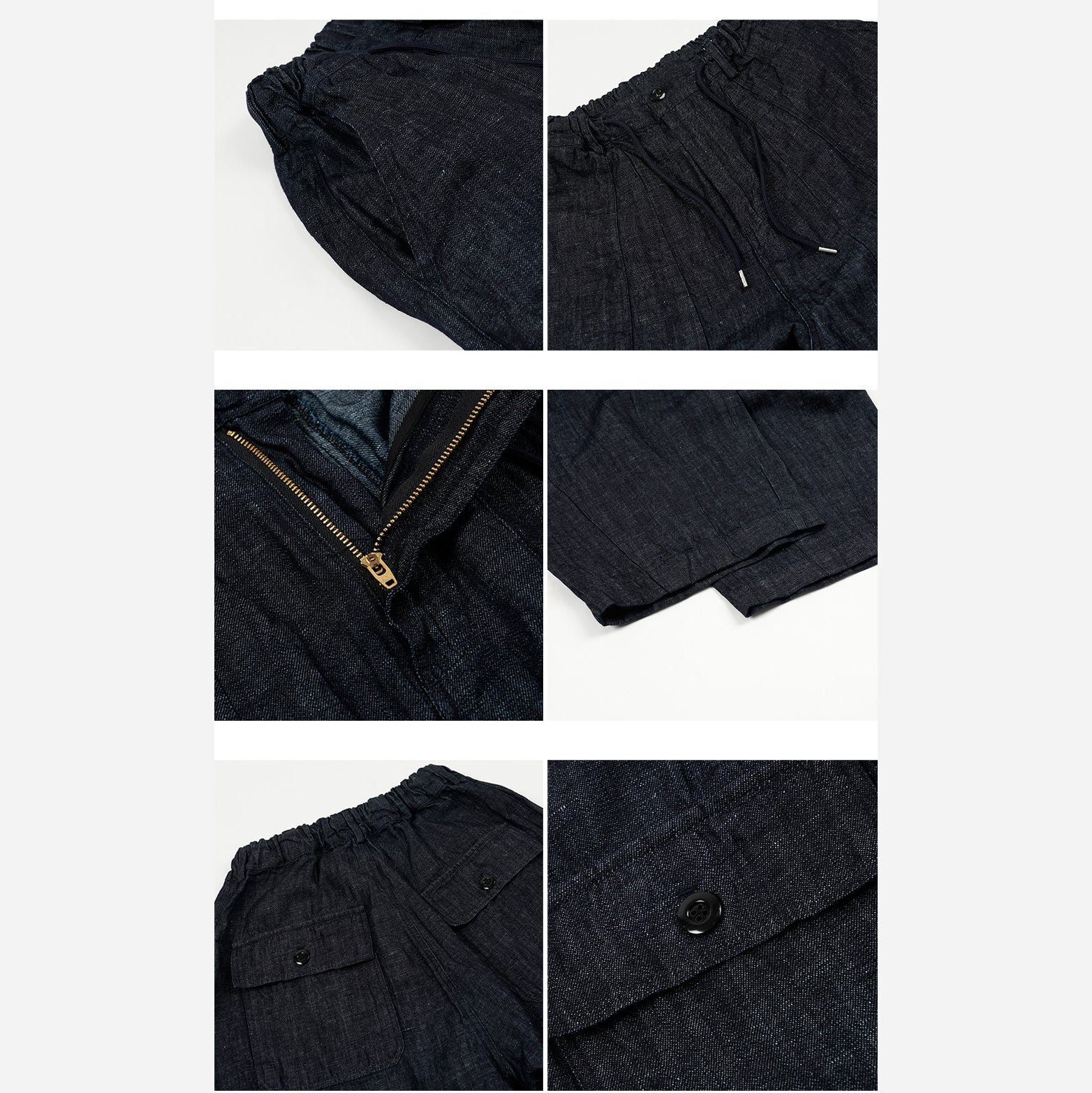 DENIM BALLOON PANTS - INDIGO - Image 3