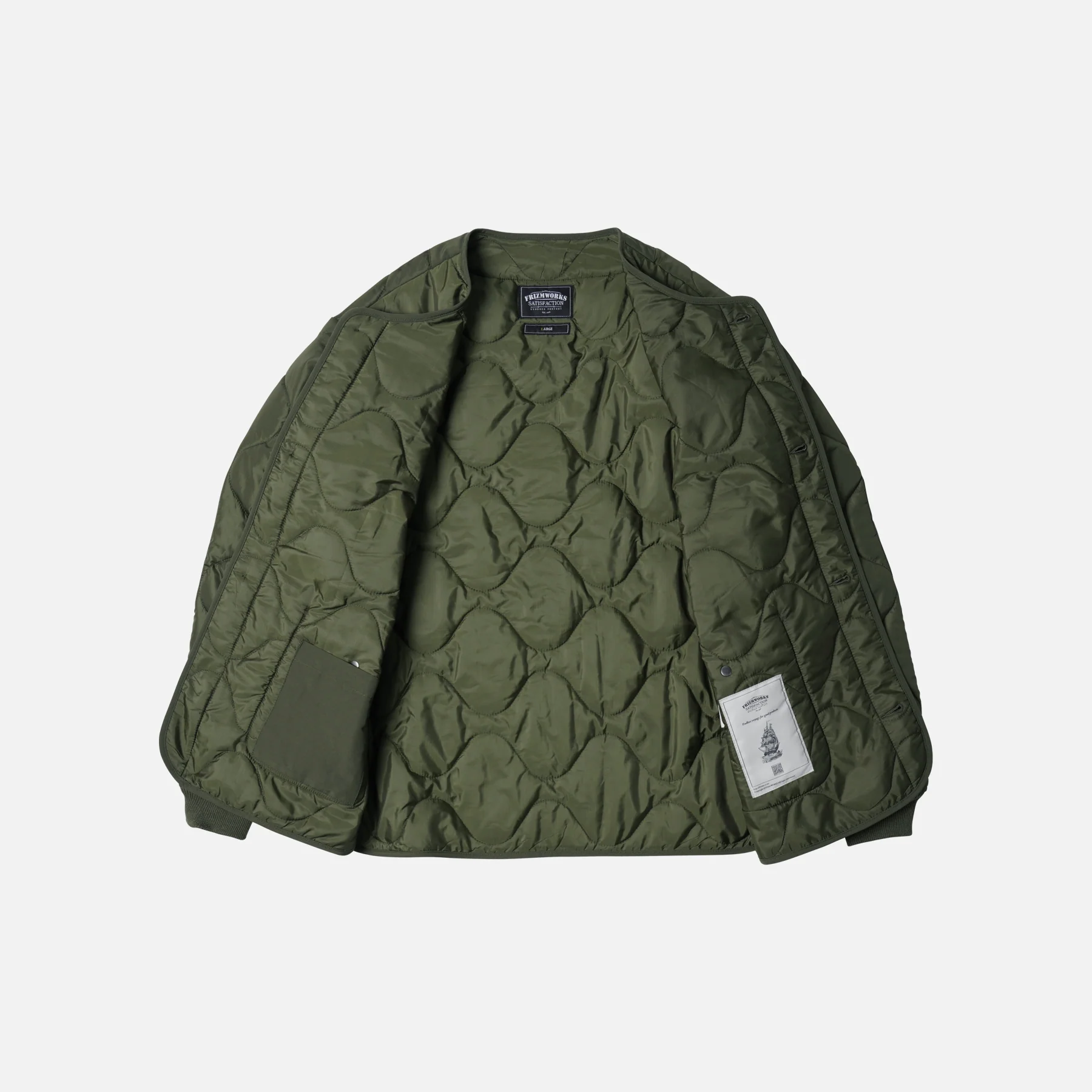 FIELD LINER JACKET - OLIVE - Image 7