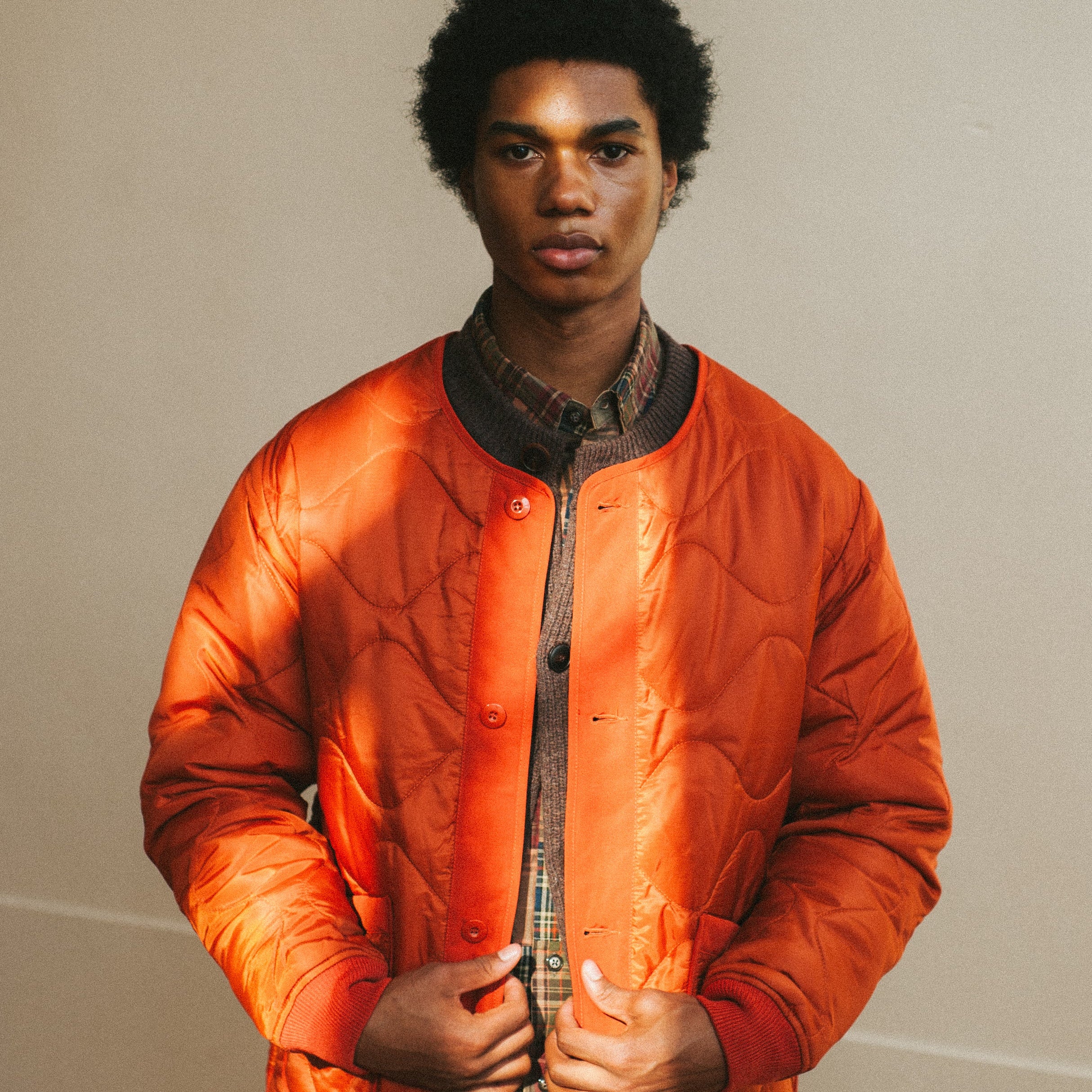 FIELD LINER JACKET - ORANGE - Image 5