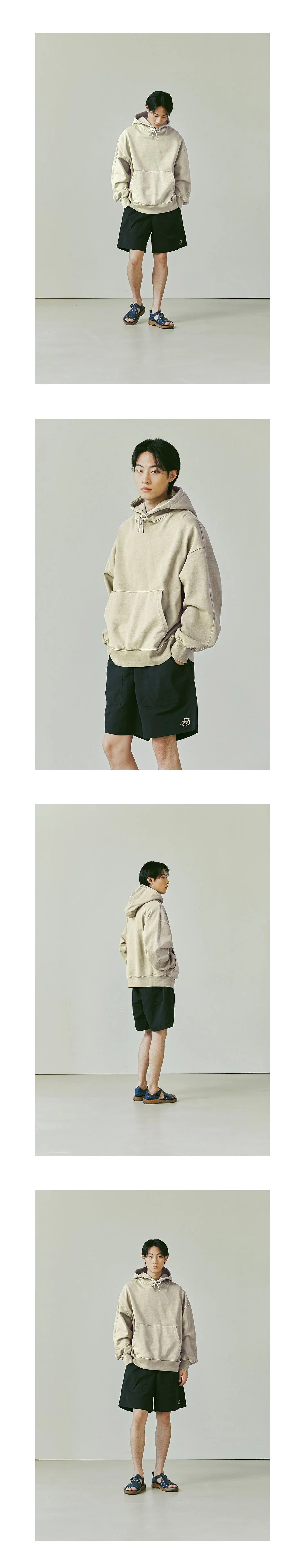 OG PIGMENT DYEING HOODIE - BEIGE - Image 4
