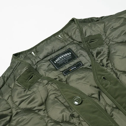OSCAR SHORT FISHTAIL PARKA JACKET - OLIVE - Image 11