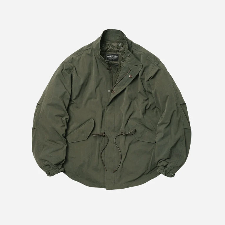 OSCAR SHORT FISHTAIL PARKA JACKET - OLIVE - Image 2