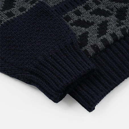 THUNDERBIRD COWICHAN CARDIGAN - NAVY - Image 8