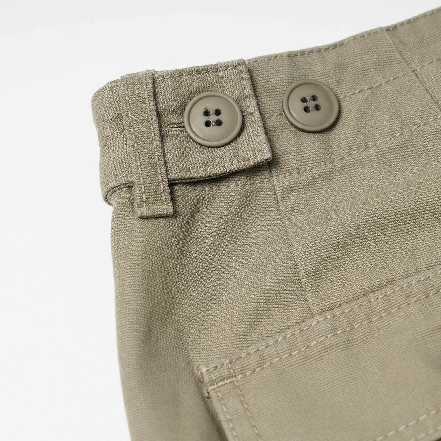 JUNGLE CLOTH FATIGUE PANT - KHAKI BEIGE - Image 7