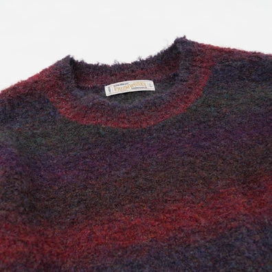 GRADATION BOUCLE KNIT - PURPLE MIX - Image 3