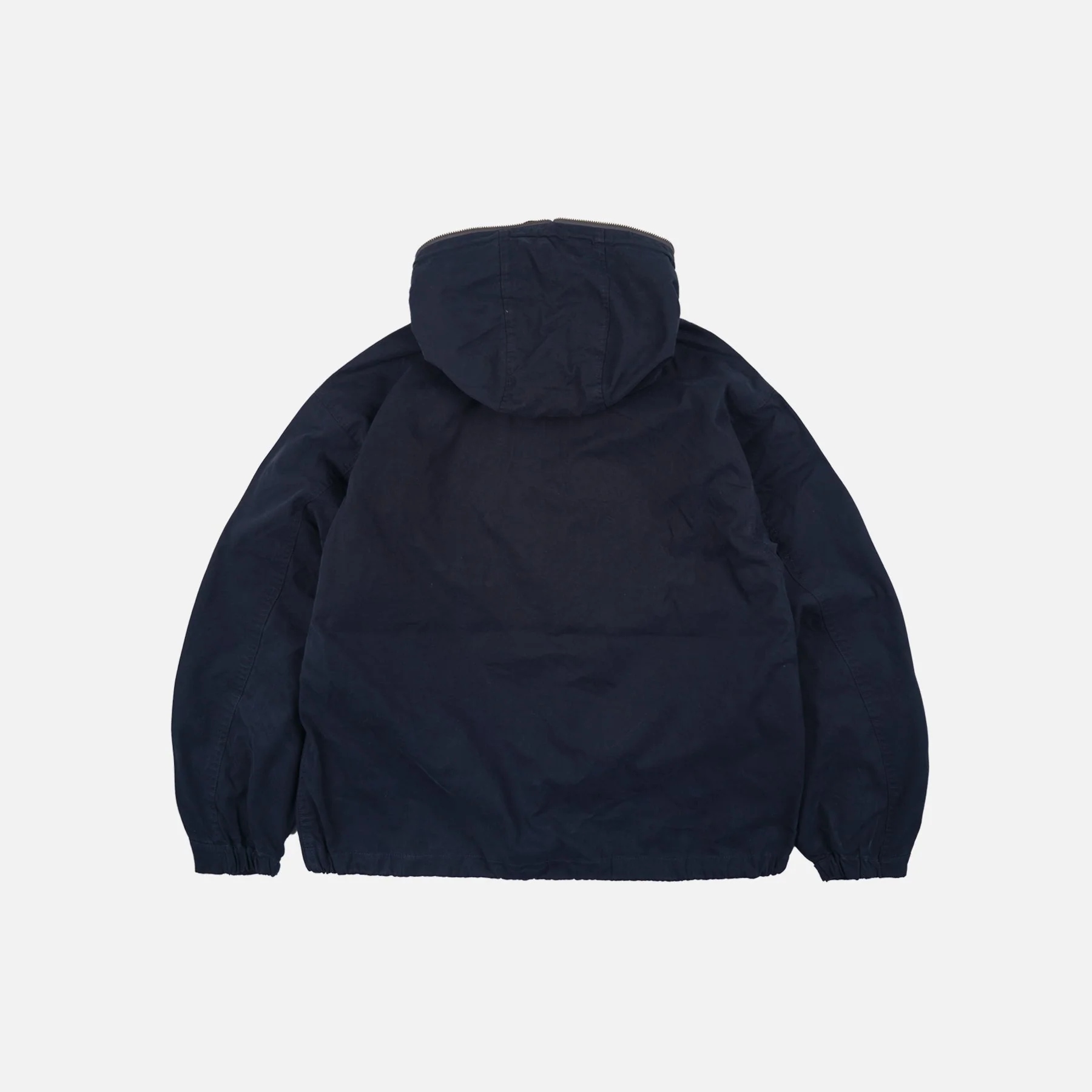 SAILING HOODED PARKA JACKET - NAVY - Image 4