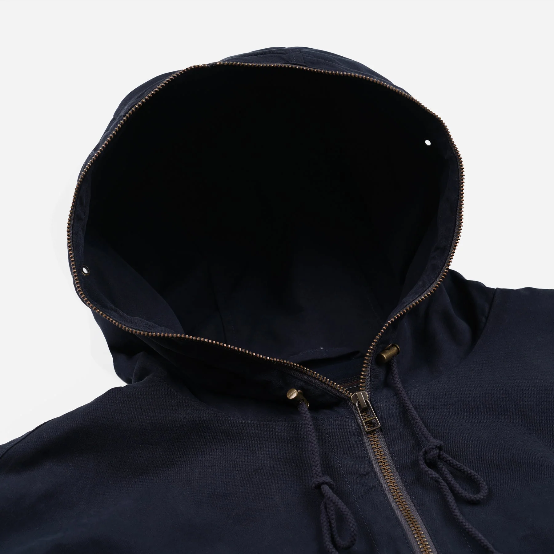 SAILING HOODED PARKA JACKET - NAVY - Image 5