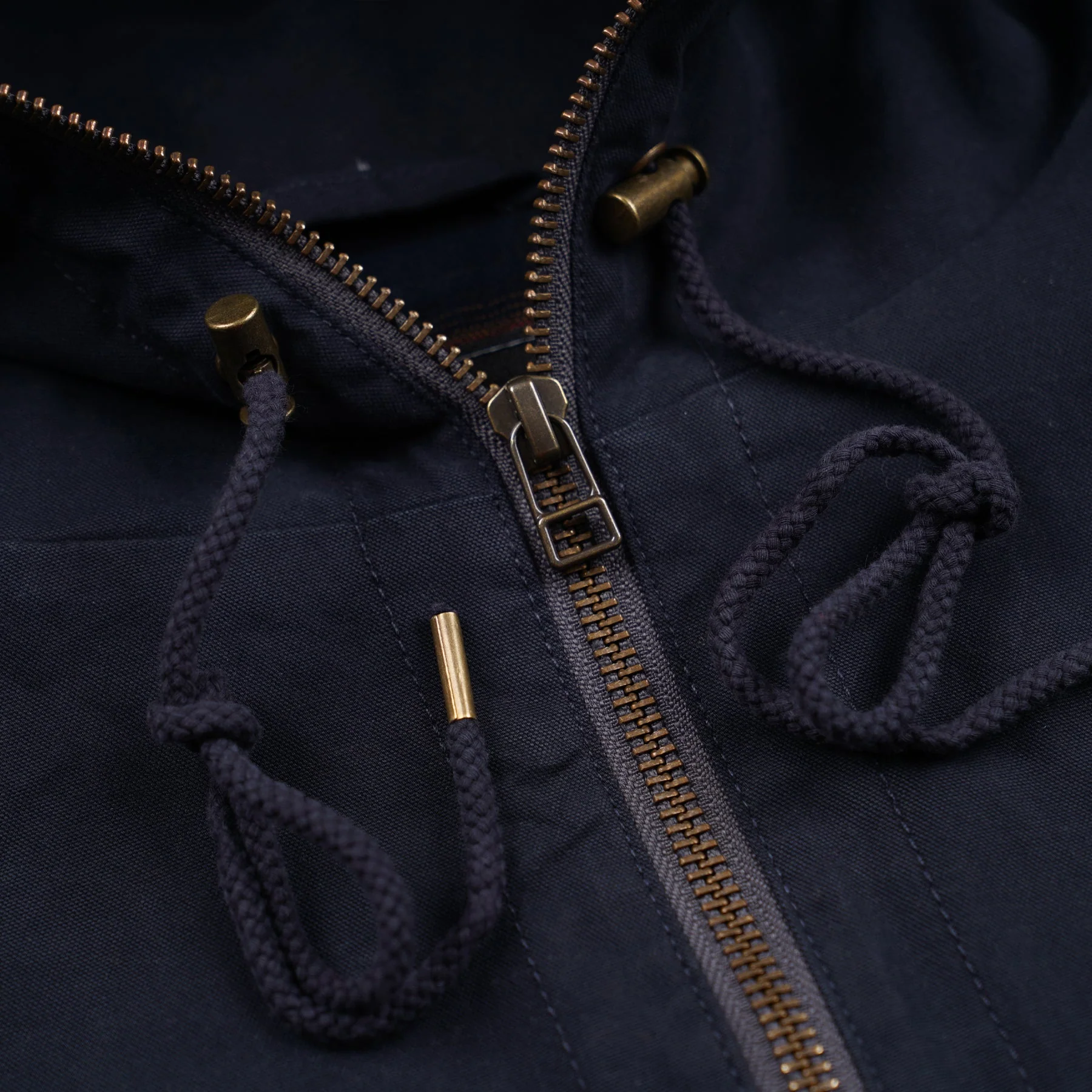 SAILING HOODED PARKA JACKET - NAVY - Image 6