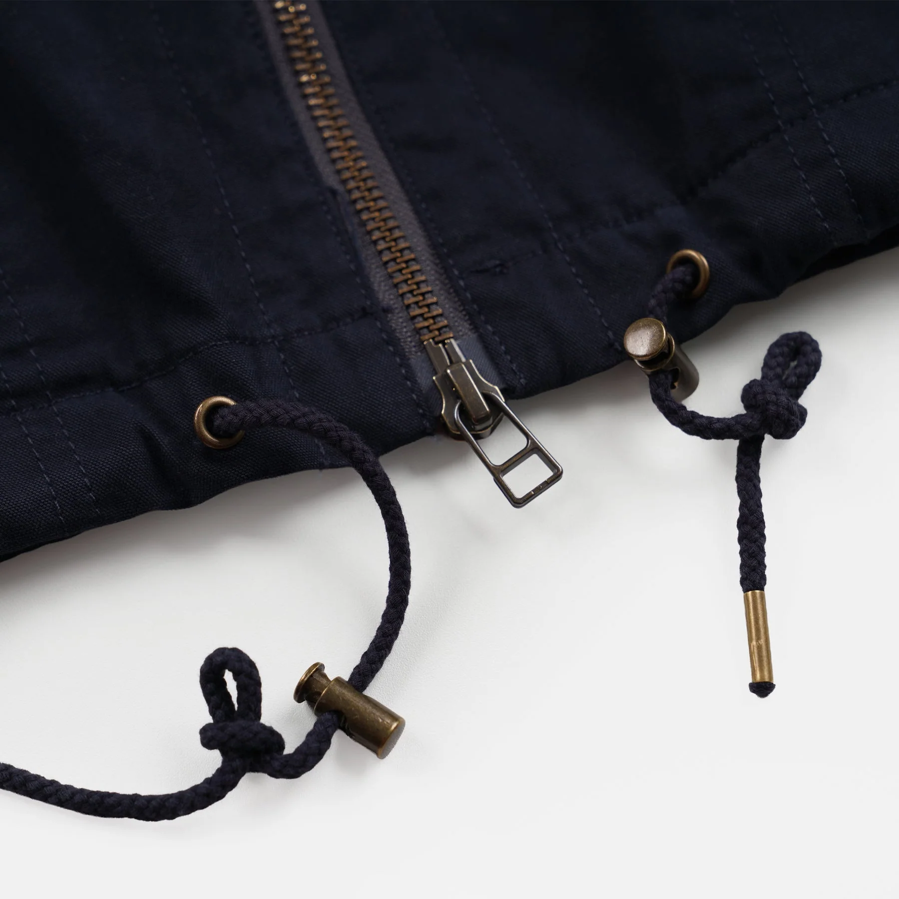 SAILING HOODED PARKA JACKET - NAVY - Image 9