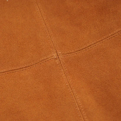 SUEDE FRENCH CAR COAT - CAMEL - Image 8