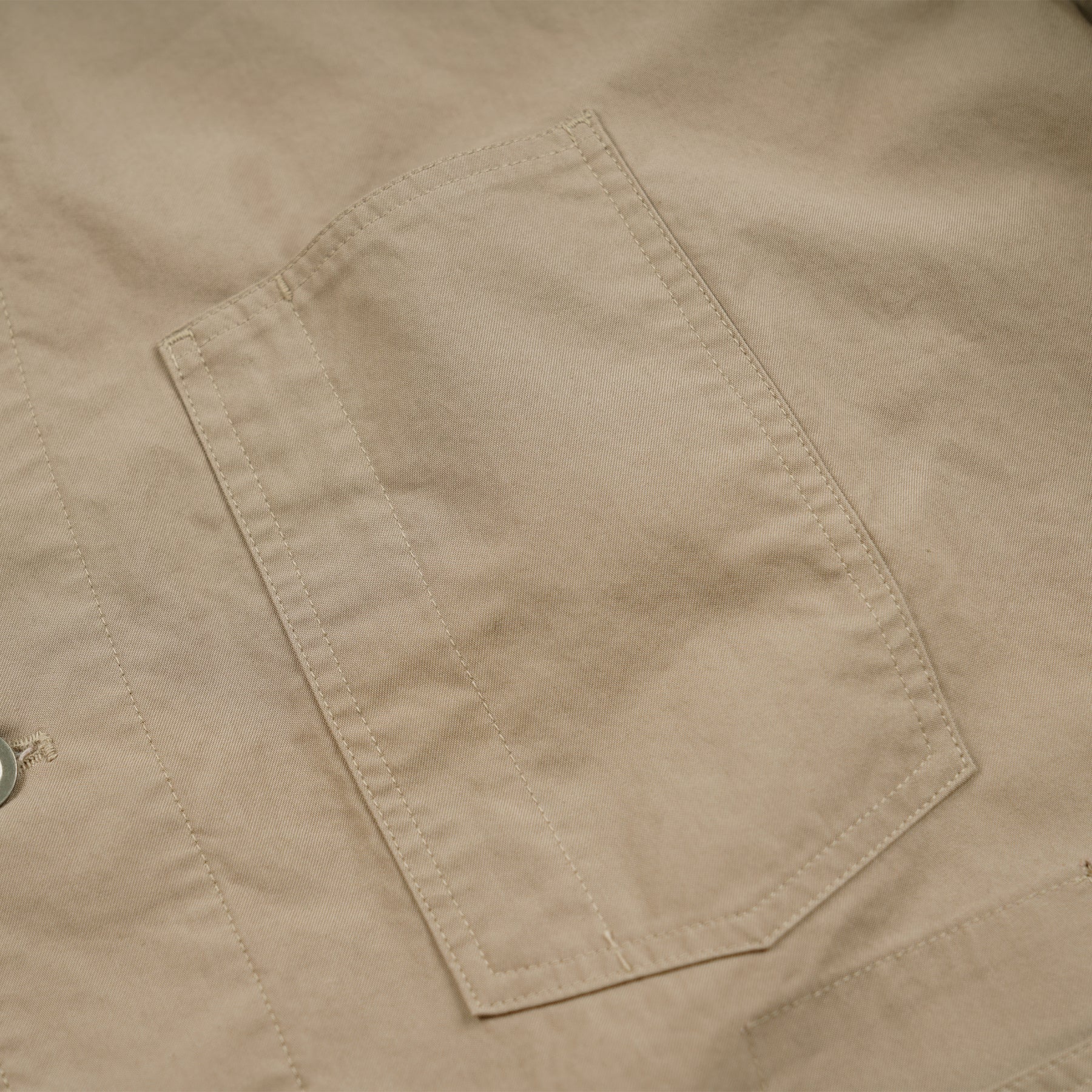 RELAXED COVERALL JACKET - BEIGE - Image 6