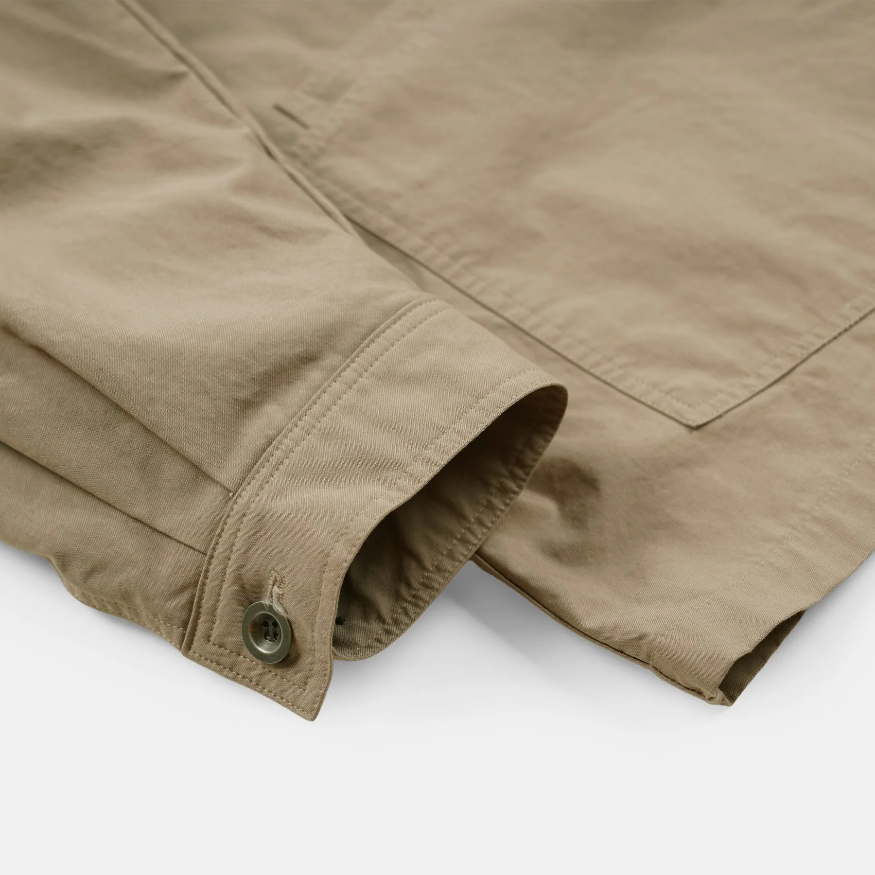 RELAXED COVERALL JACKET - BEIGE - Image 8