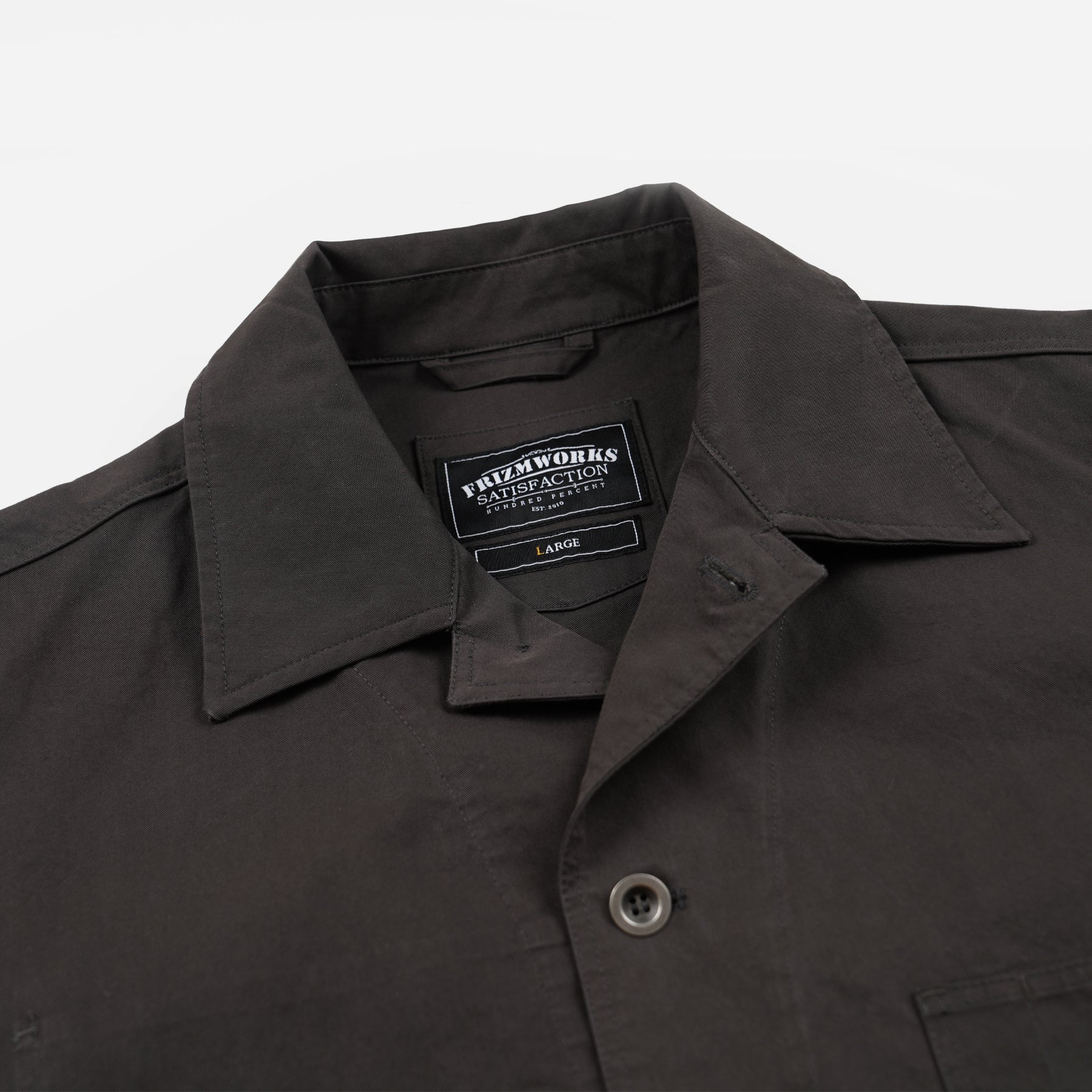 RELAXED COVERALL JACKET - CHARCOAL - Image 4