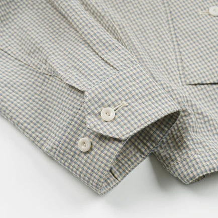 BUDDY CHECK HARRINGTON JACKET - SKY BLUE - Image 5