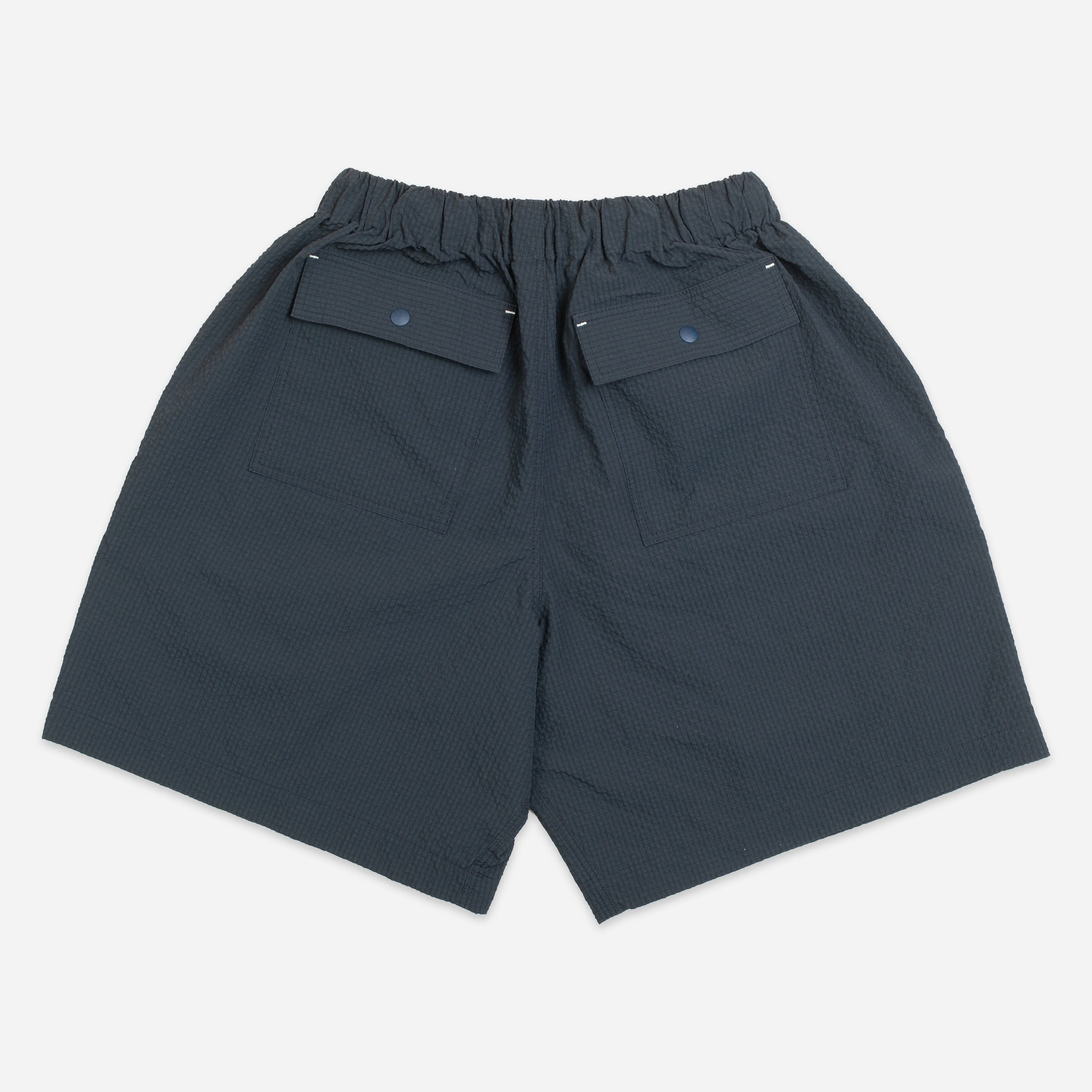 COMFORTABLE BANDING SHORTS - NAVY - Image 4
