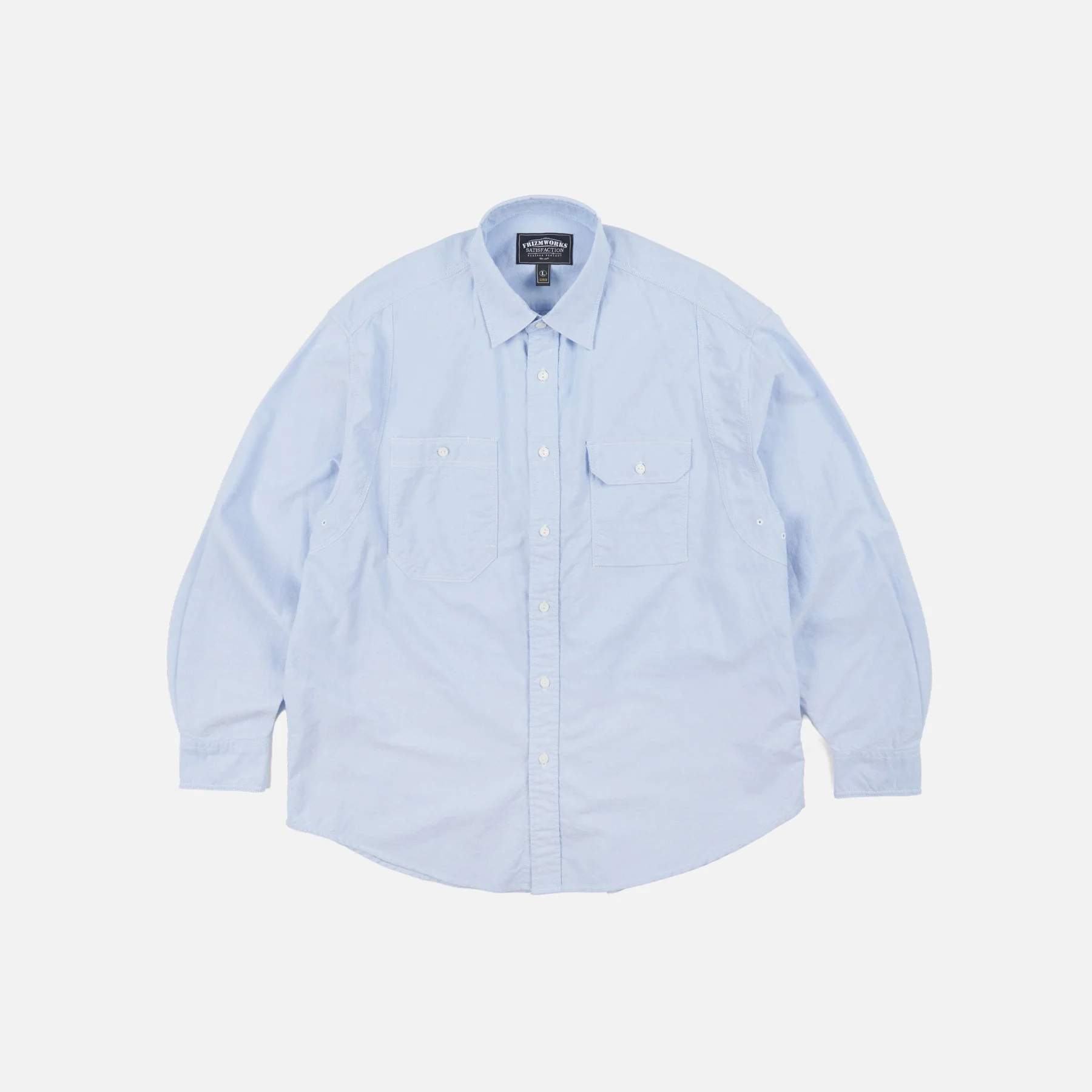 1920'S OXFORD WORK SHIRT - BLUE