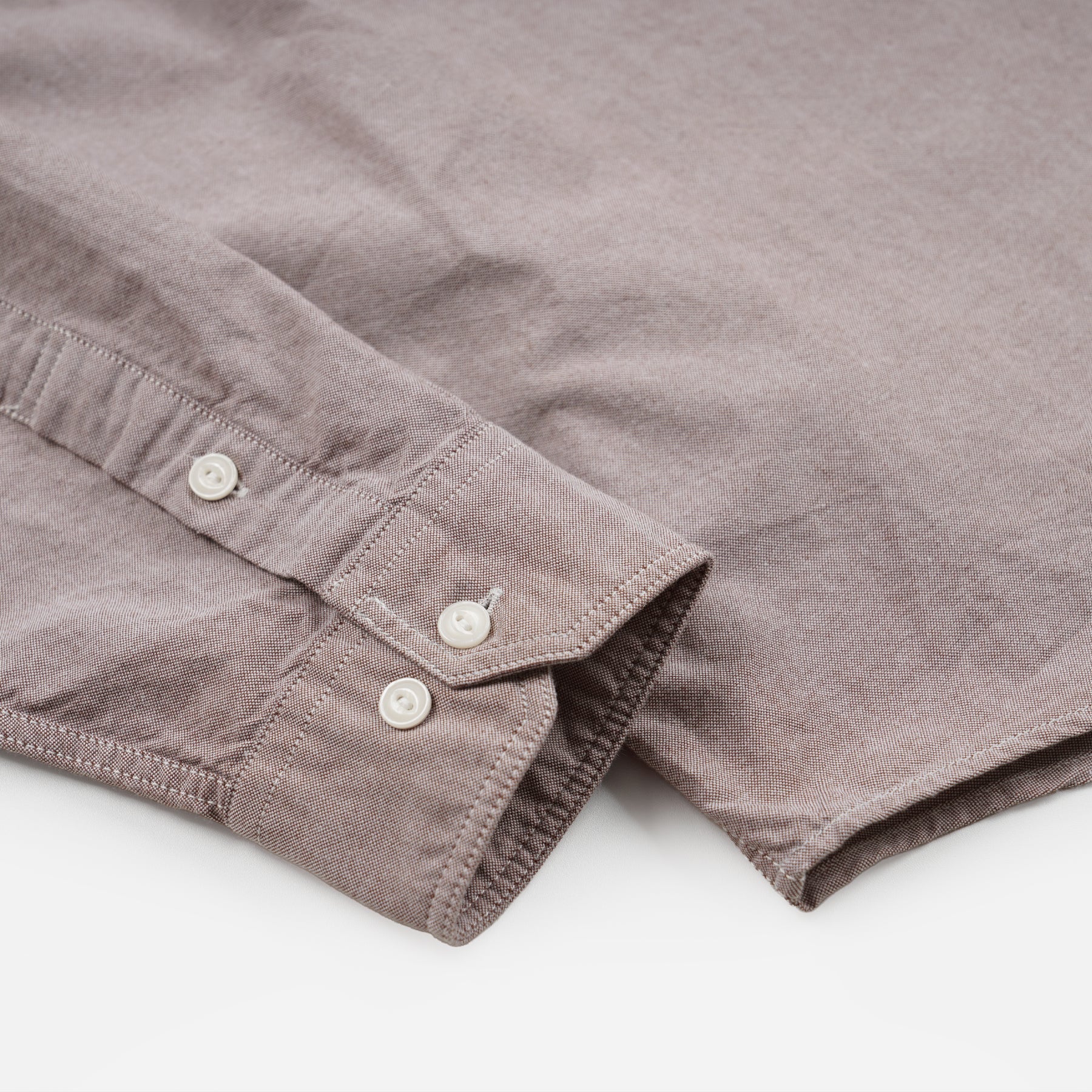 1920'S OXFORD WORK SHIRT - BROWN - Image 6