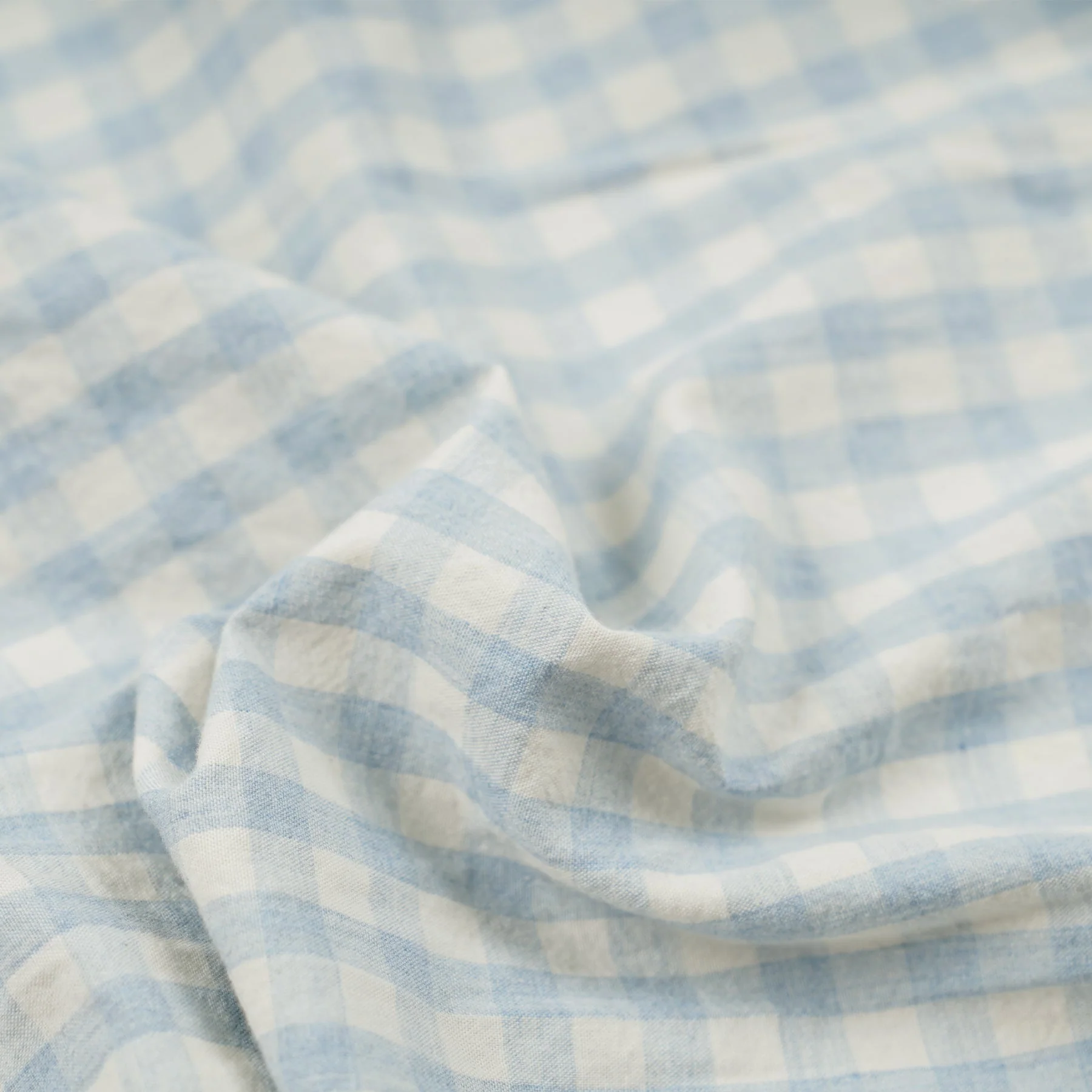 MELANGE CHECK WORK SHIRT - SKY BLUE - Image 6