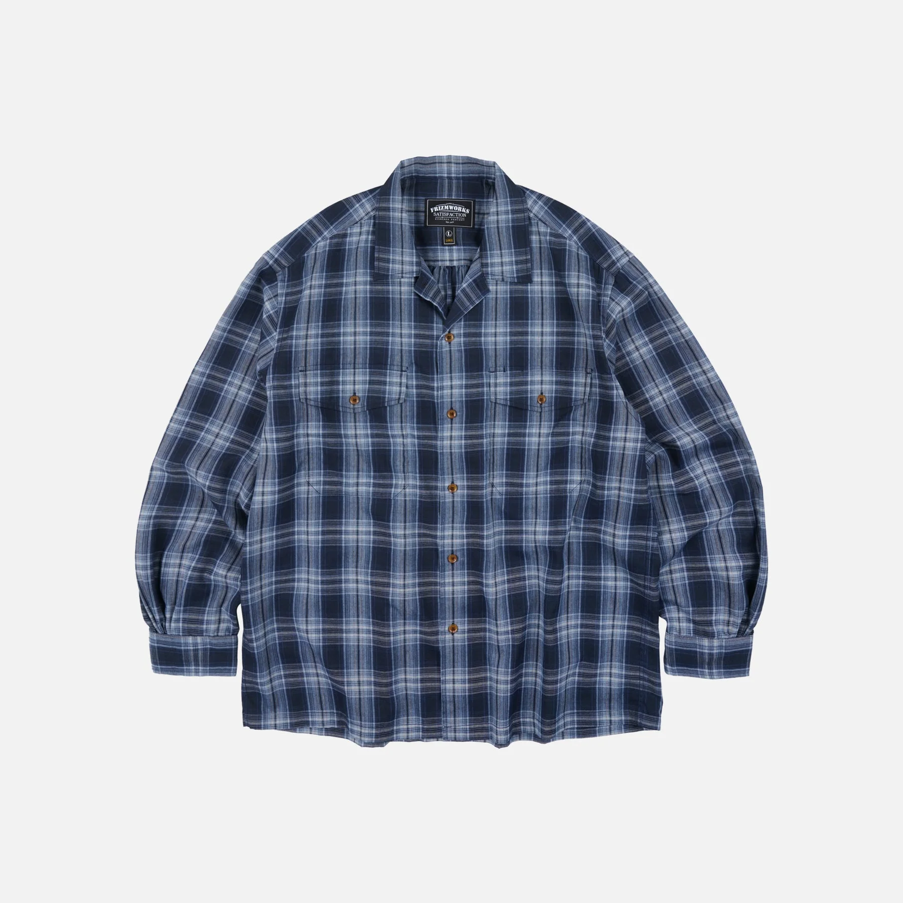 CHECK OG 107 SHIRT - BLUE