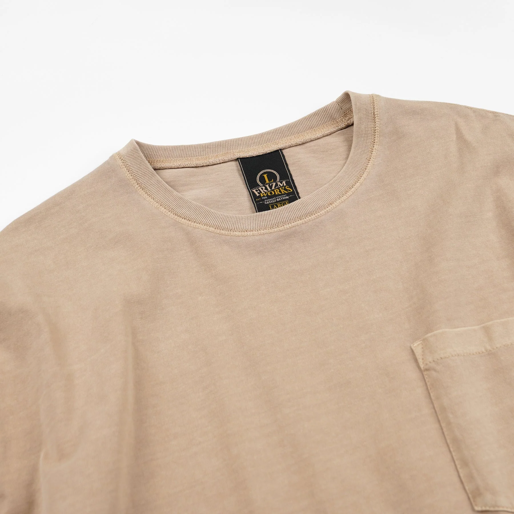 PIGMENT POCKET LS T-SHIRT - BEIGE - Image 3
