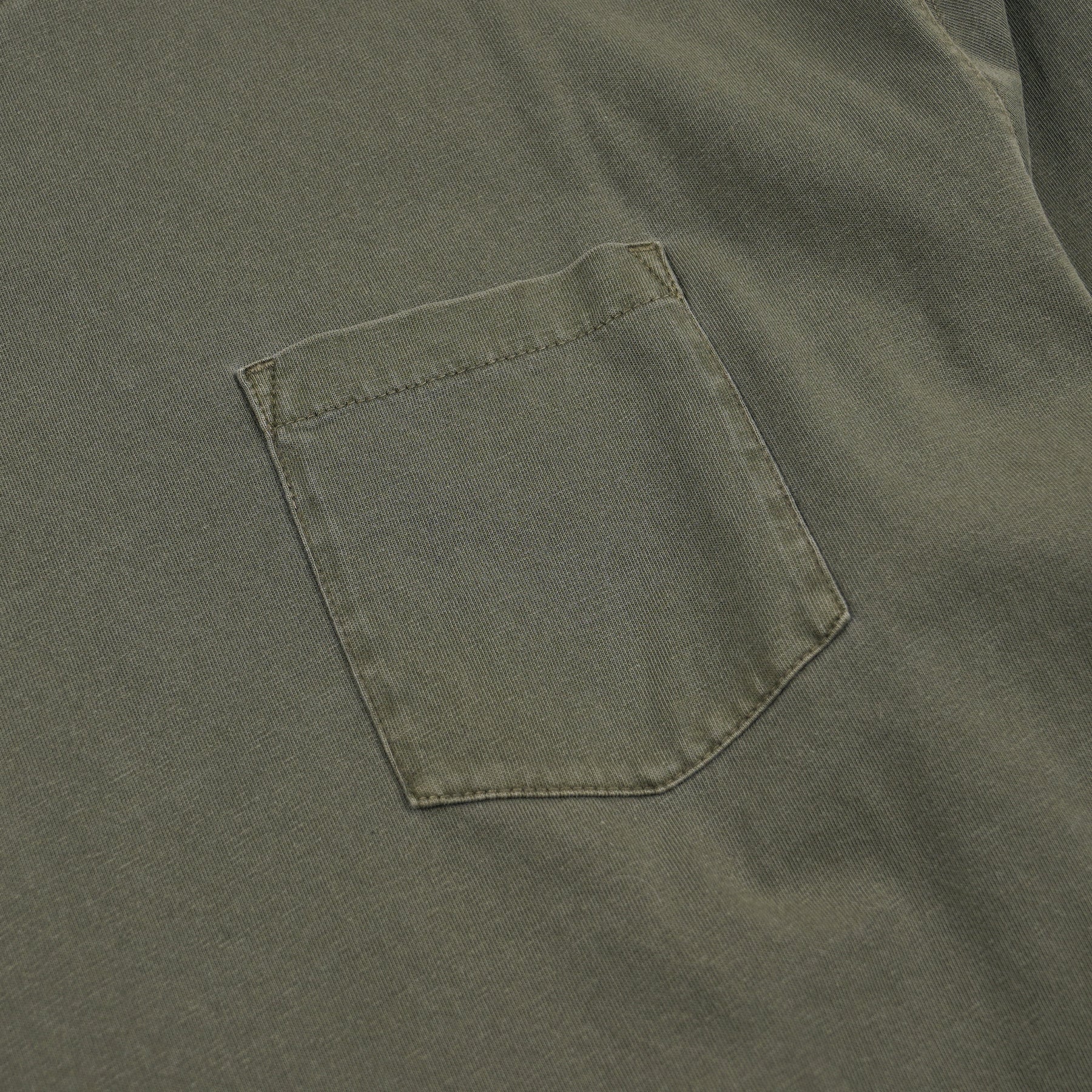PIGMENT POCKET LS T-SHIRT - OLIVE - Image 5