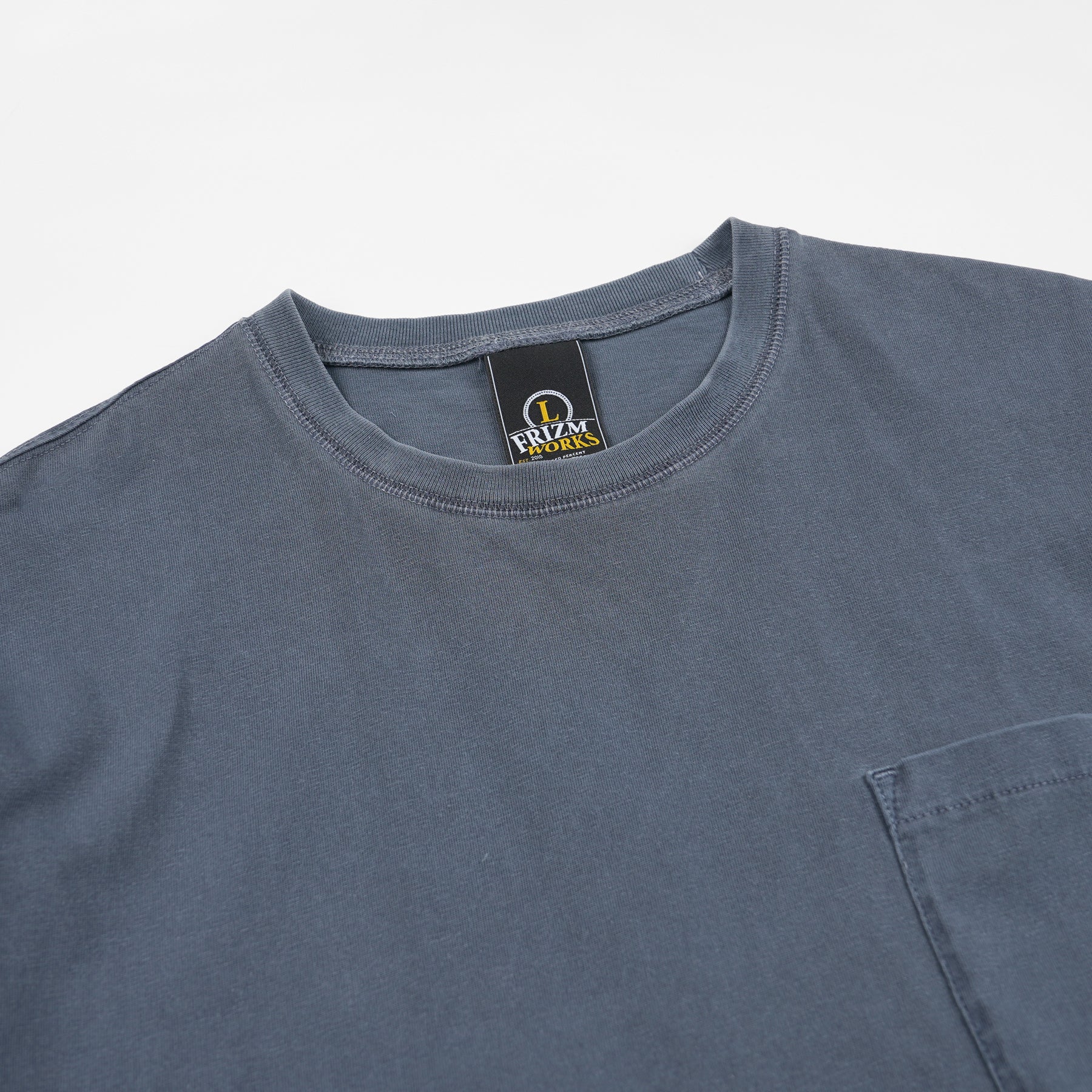 PIGMENT POCKET L/S T-SHIRT - BLUE - Image 4