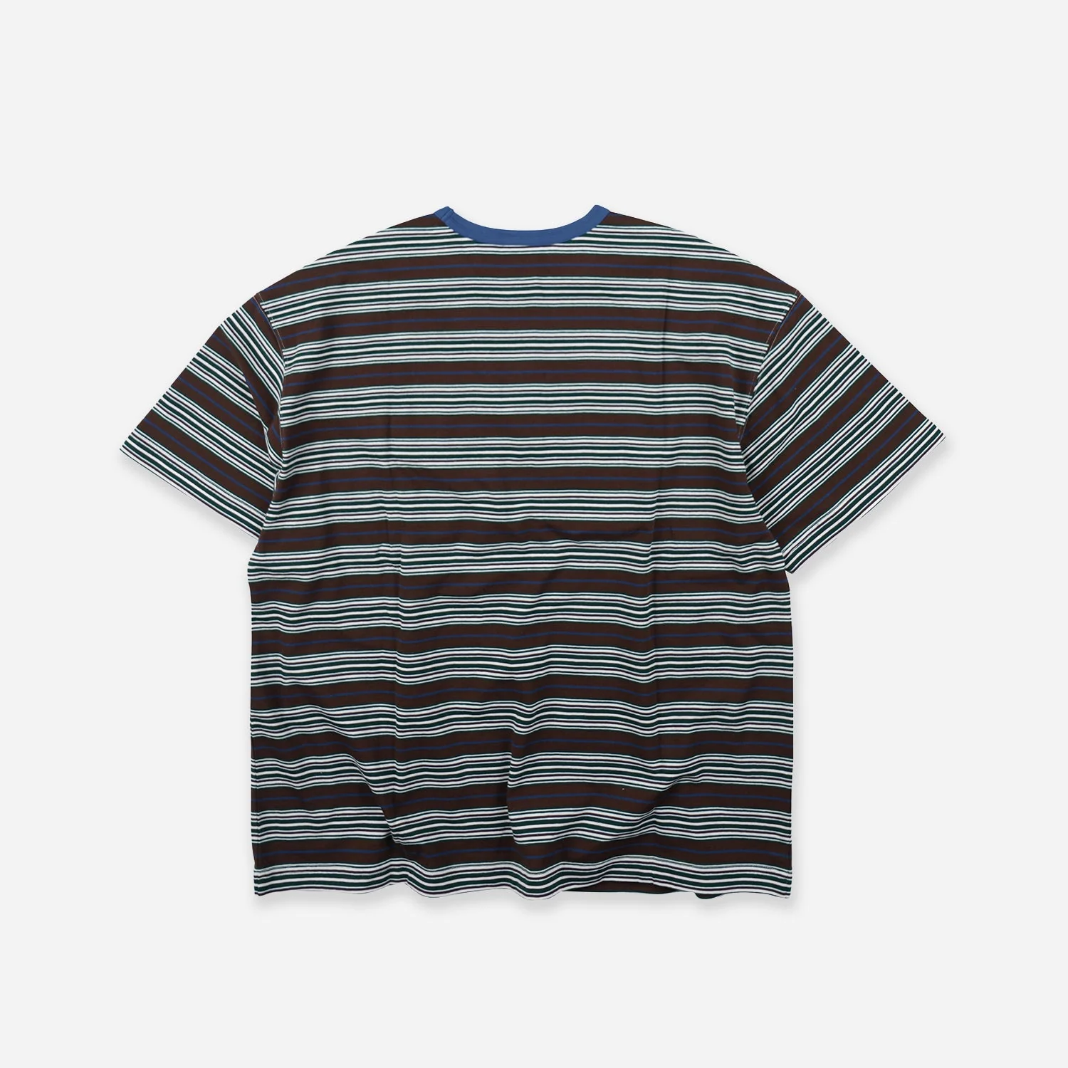 HORIZON STRIPE HALF T-SHIRT - BROWN - Image 2
