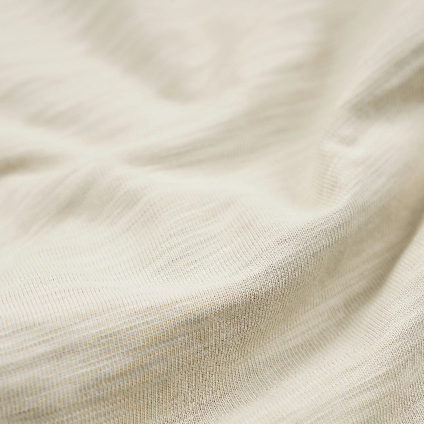 SLUB HENLEY L/S T-SHIRT - KHAKI BEIGE - Image 6