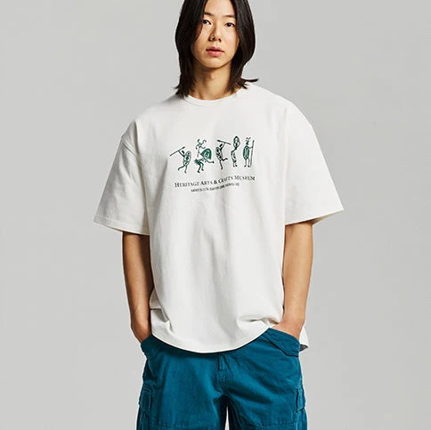 HACM SOUVENIR HALF T-SHIRT - WHITE - Image 10
