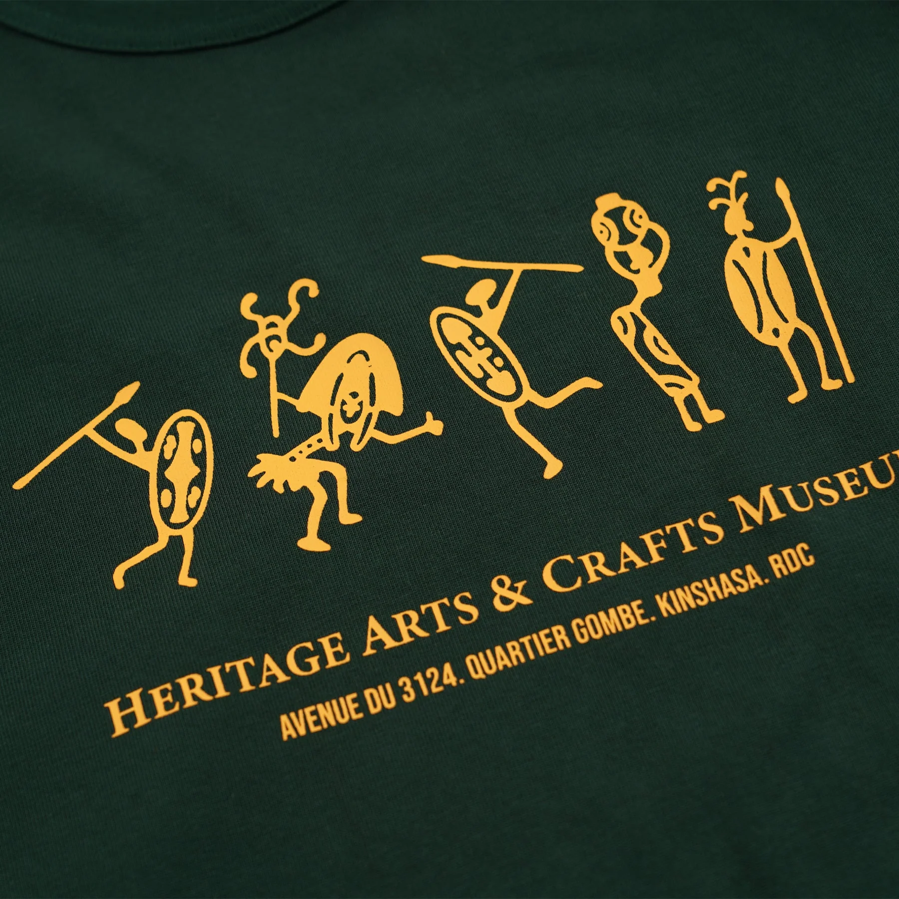 HACM SOUVENIR HALF T-SHIRT - GREEN - Image 4