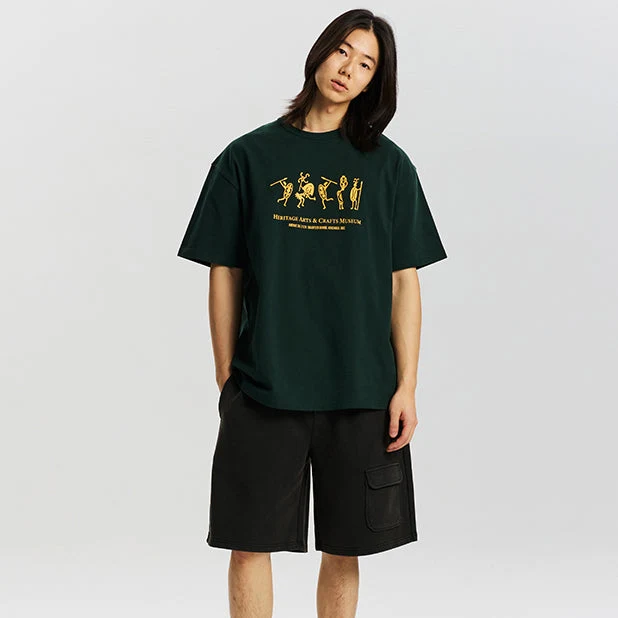 HACM SOUVENIR HALF T-SHIRT - GREEN - Image 7