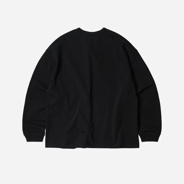 OG DOUBLE RIB L/S T-SHIRT - BLACK - Image 2