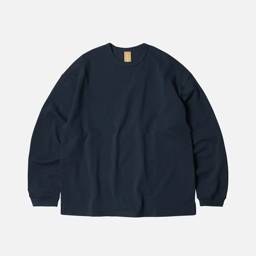 OG DOUBLE RIB L/S T-SHIRT - NAVY