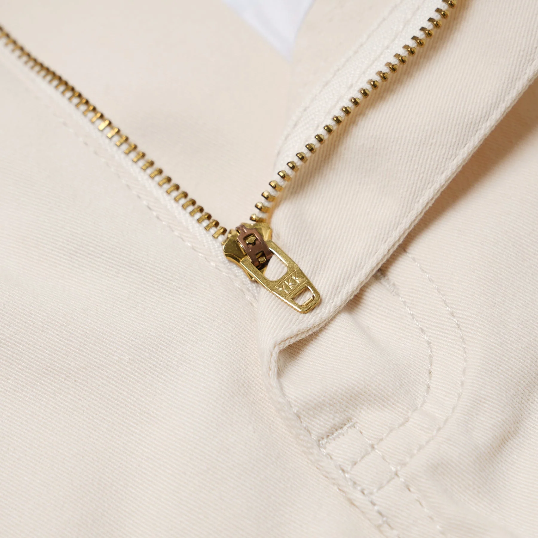 OG HAWORTH ONE TUCK PANTS - CREAM - Image 4