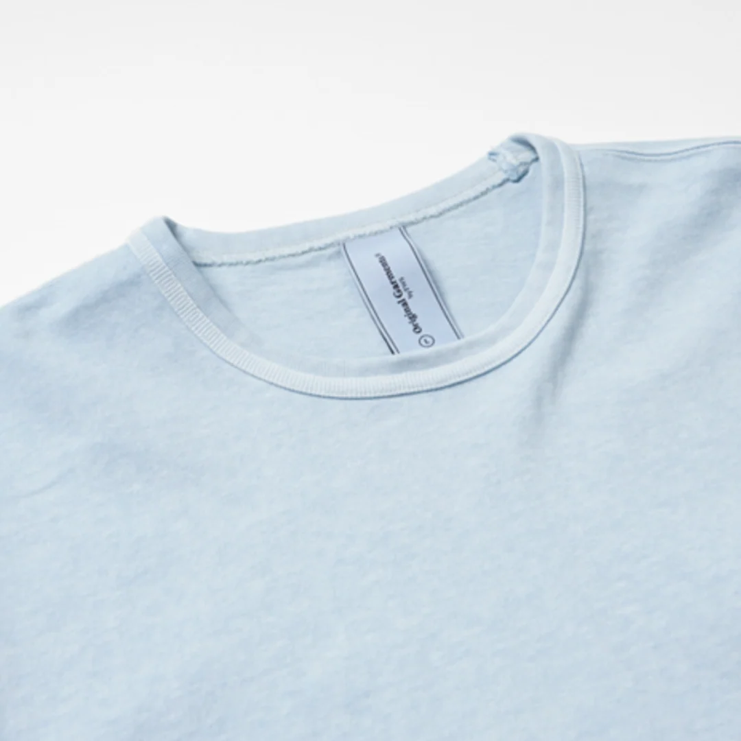 OG PIGMENT DYEING HALF TEE - ICE - Image 3