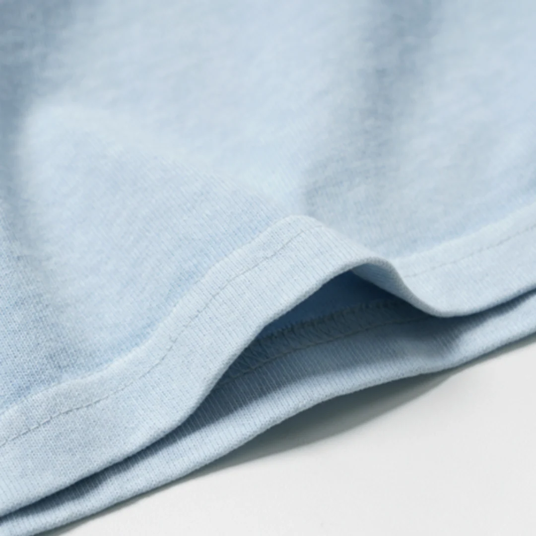 OG PIGMENT DYEING HALF TEE - ICE - Image 4