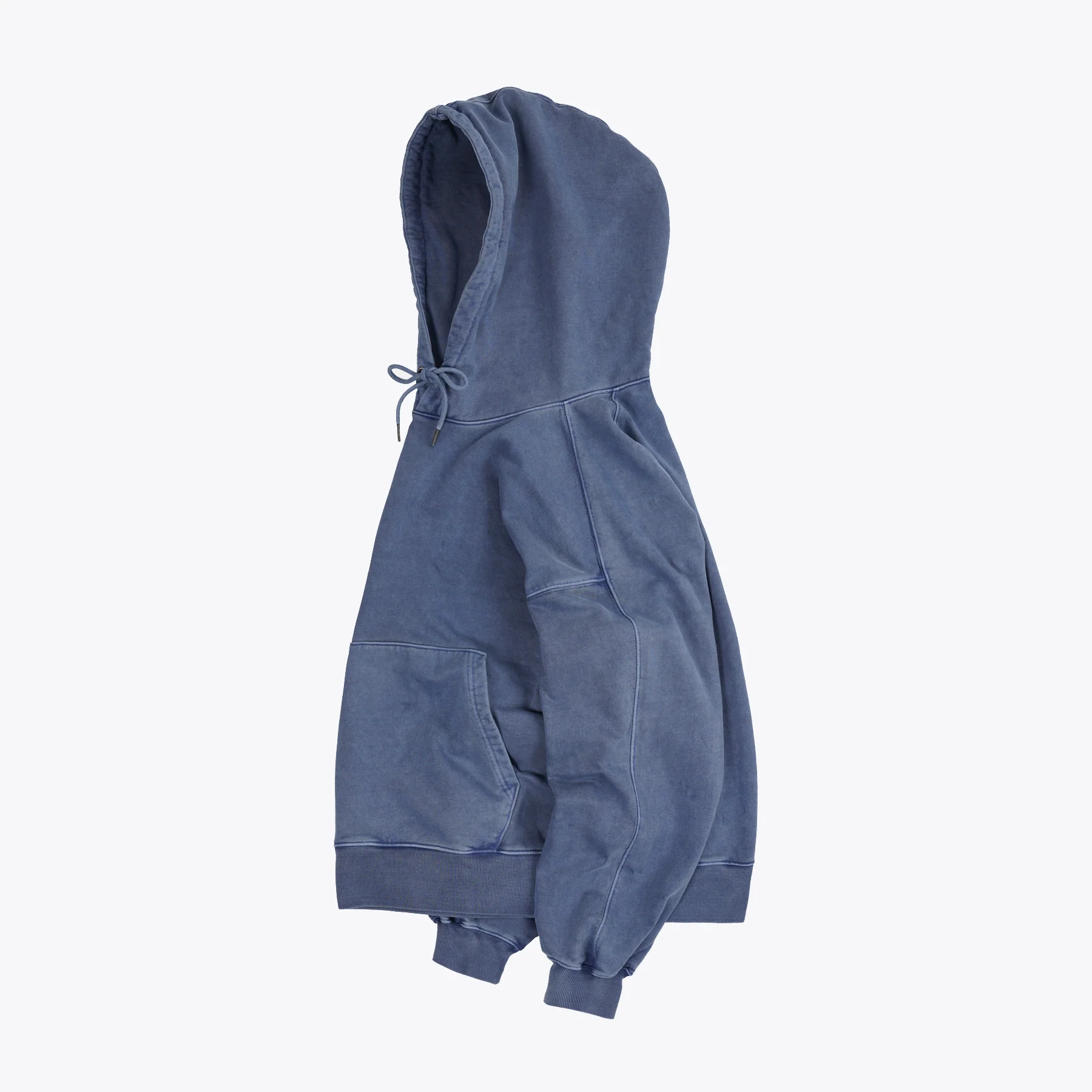 OG PIGMENT DYEING HOODY 002 - BLUE - Image 3