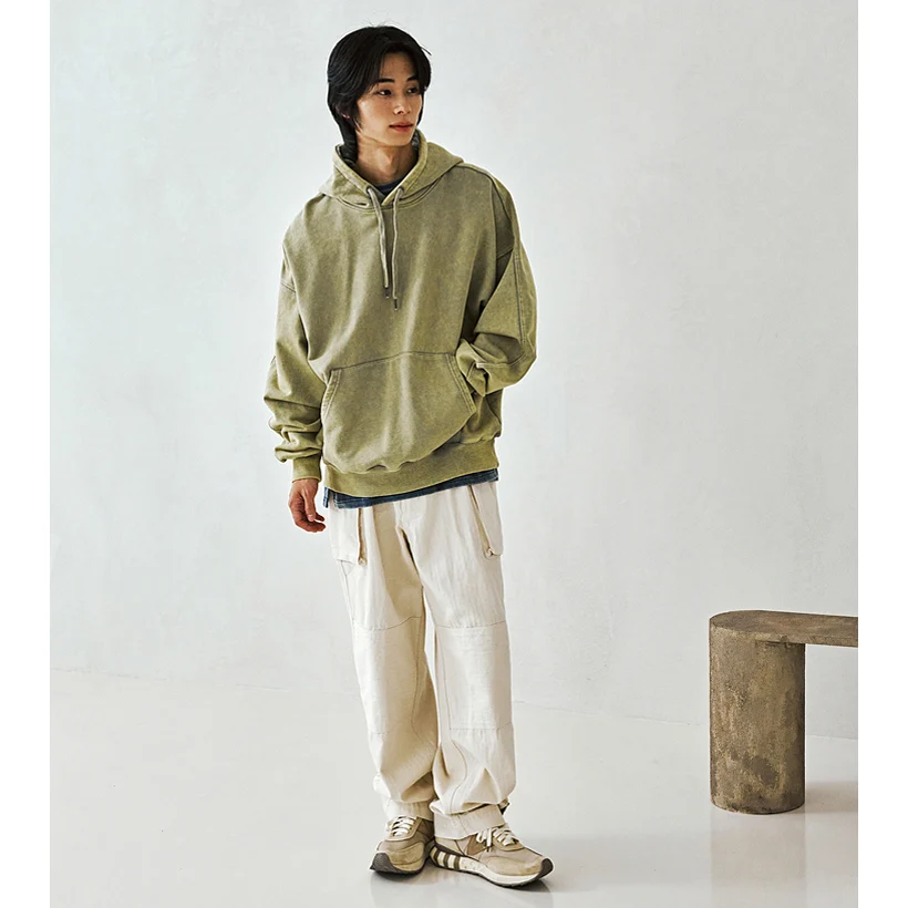 OG VINTAGE DYEING PULLOVER HOODY - MUSTARD - Image 4