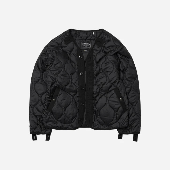 OSCAR SHORT FISHTAIL PARKA JACKET - BLACK - Image 3