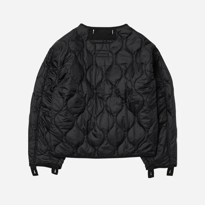 OSCAR SHORT FISHTAIL PARKA JACKET - BLACK - Image 5