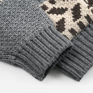 THUNDERBIRD COWICHAN CARDIGAN - GREY - Image 5