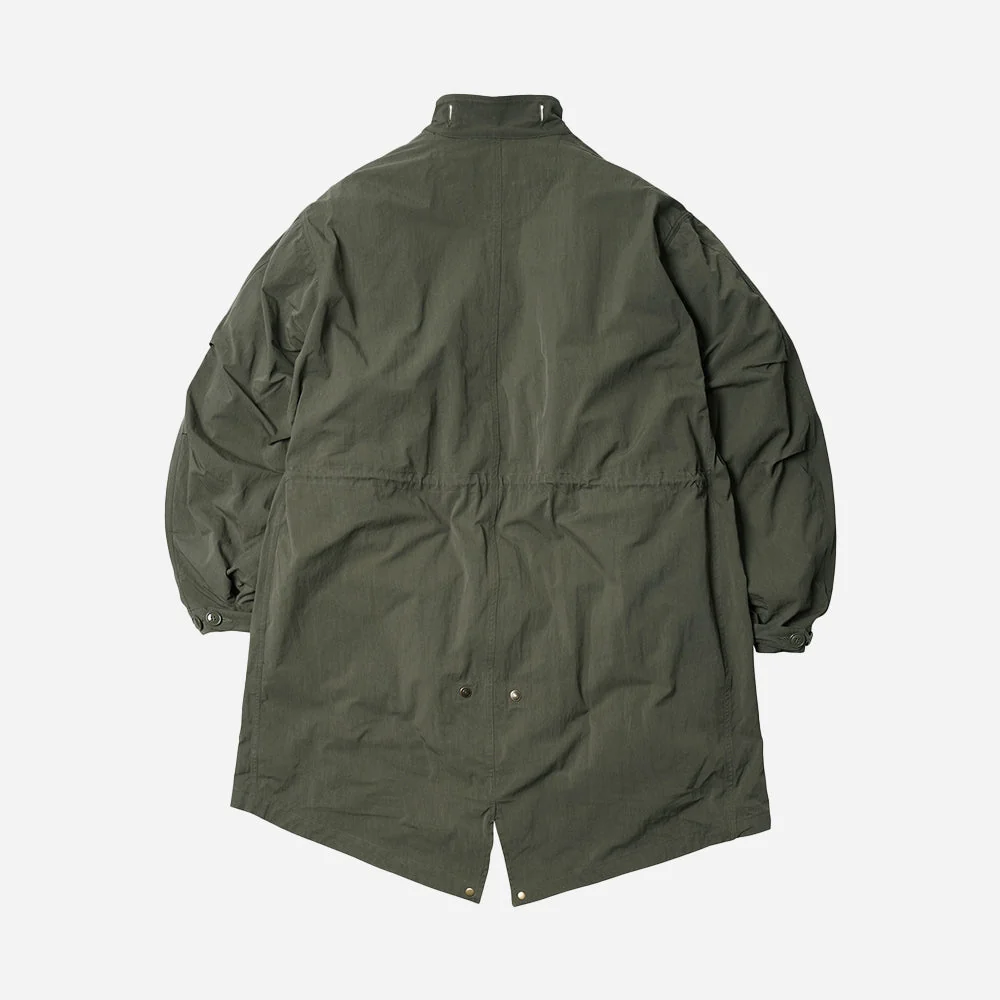 VINCENT M65 FISHTAIL COTTON 2 IN 1 PARKA AND LINER JACKET - OLIVE - Image 3