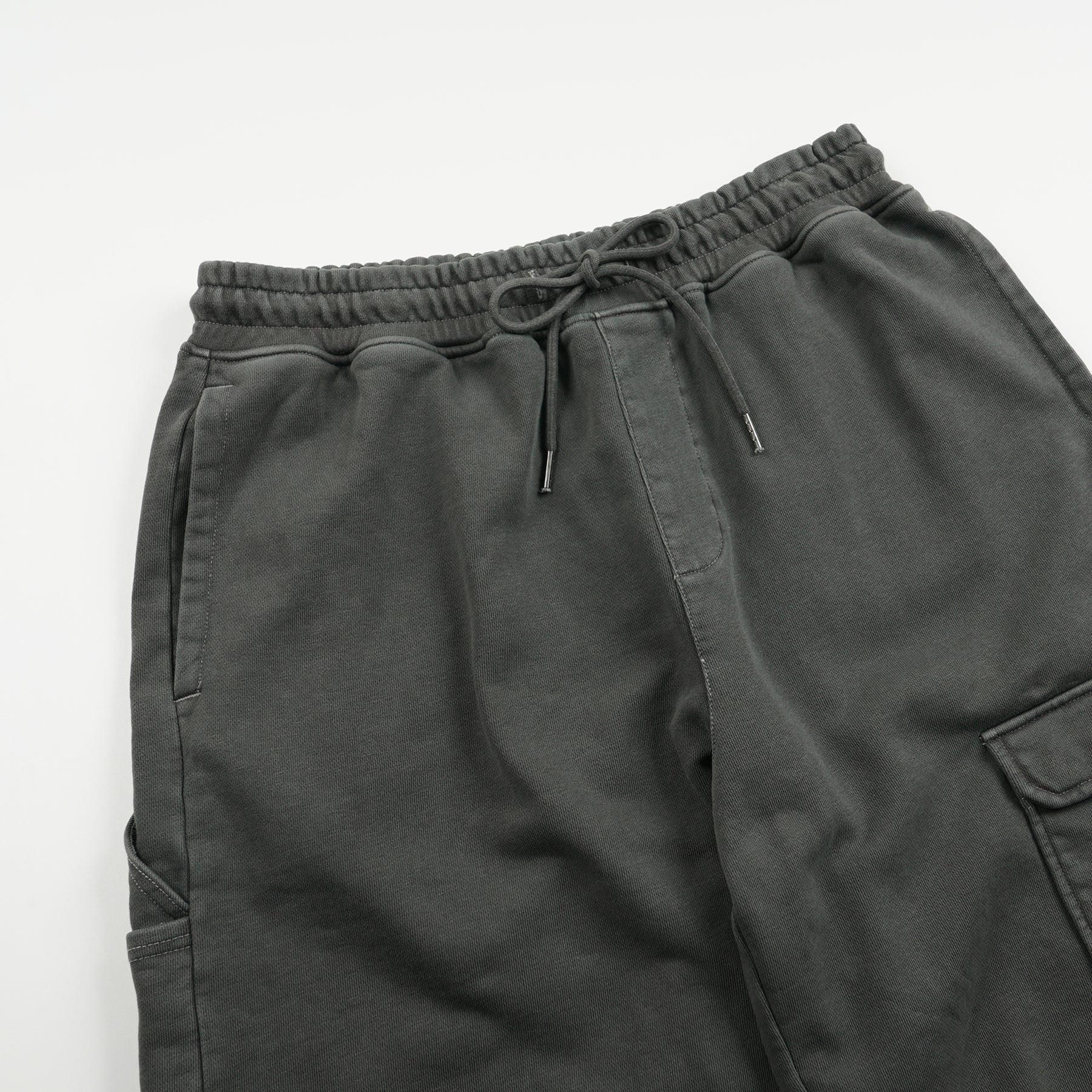 WASHED CARPENTER SWEAT SHORTS - CHARCOAL - Image 3