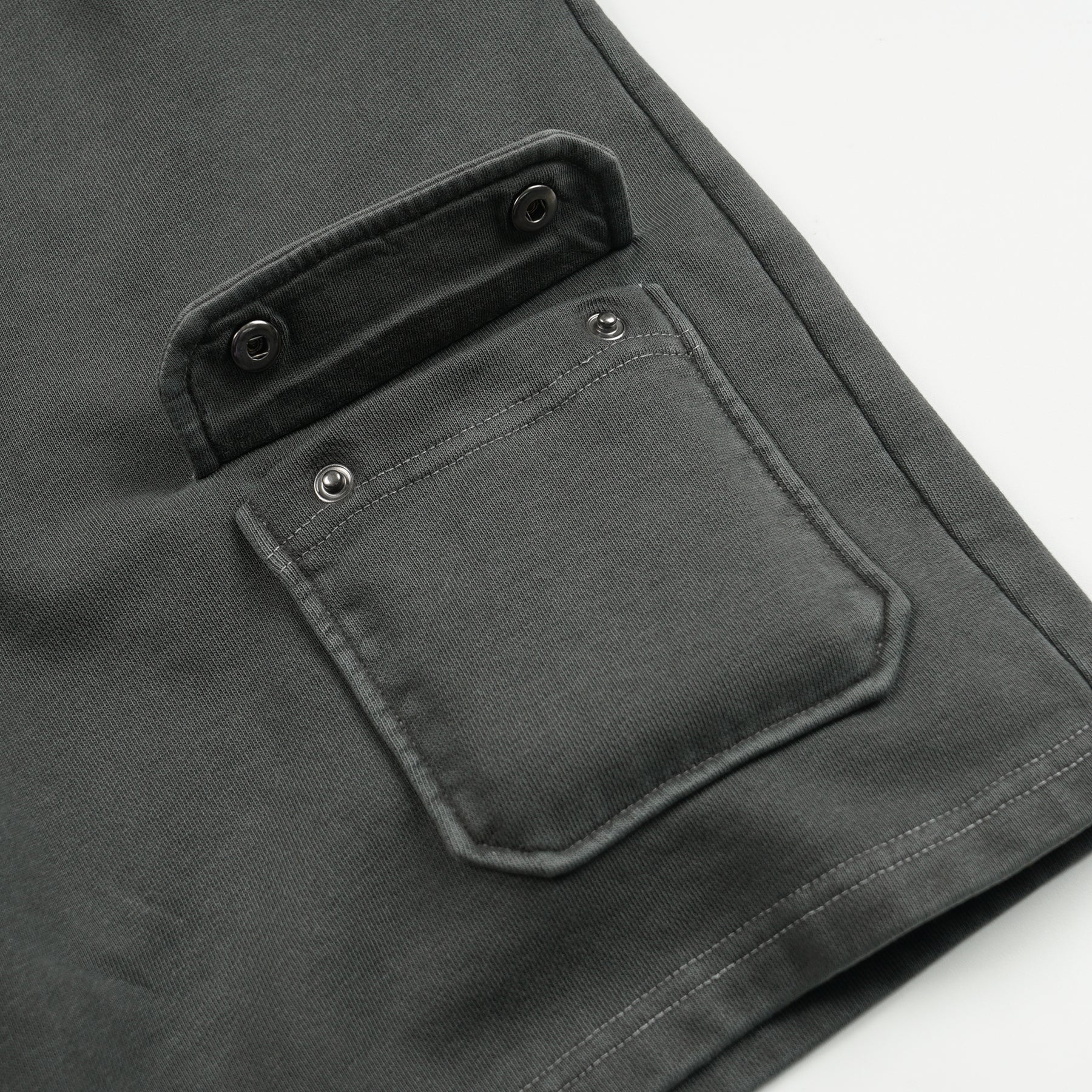 WASHED CARPENTER SWEAT SHORTS - CHARCOAL - Image 5